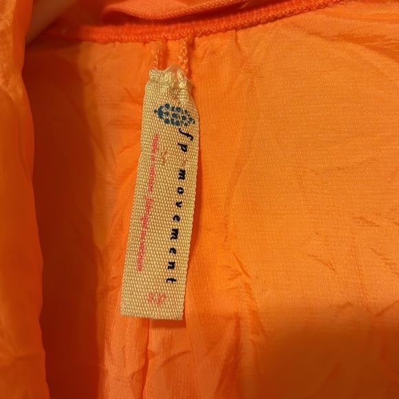 Free People Movement White Coral Juno Packable Puffer Jacket Reversible sz small - Picture 4 of 8